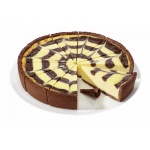 3438 PREMIUM-ZEBRA-RHAM-KÄSE-TORTE