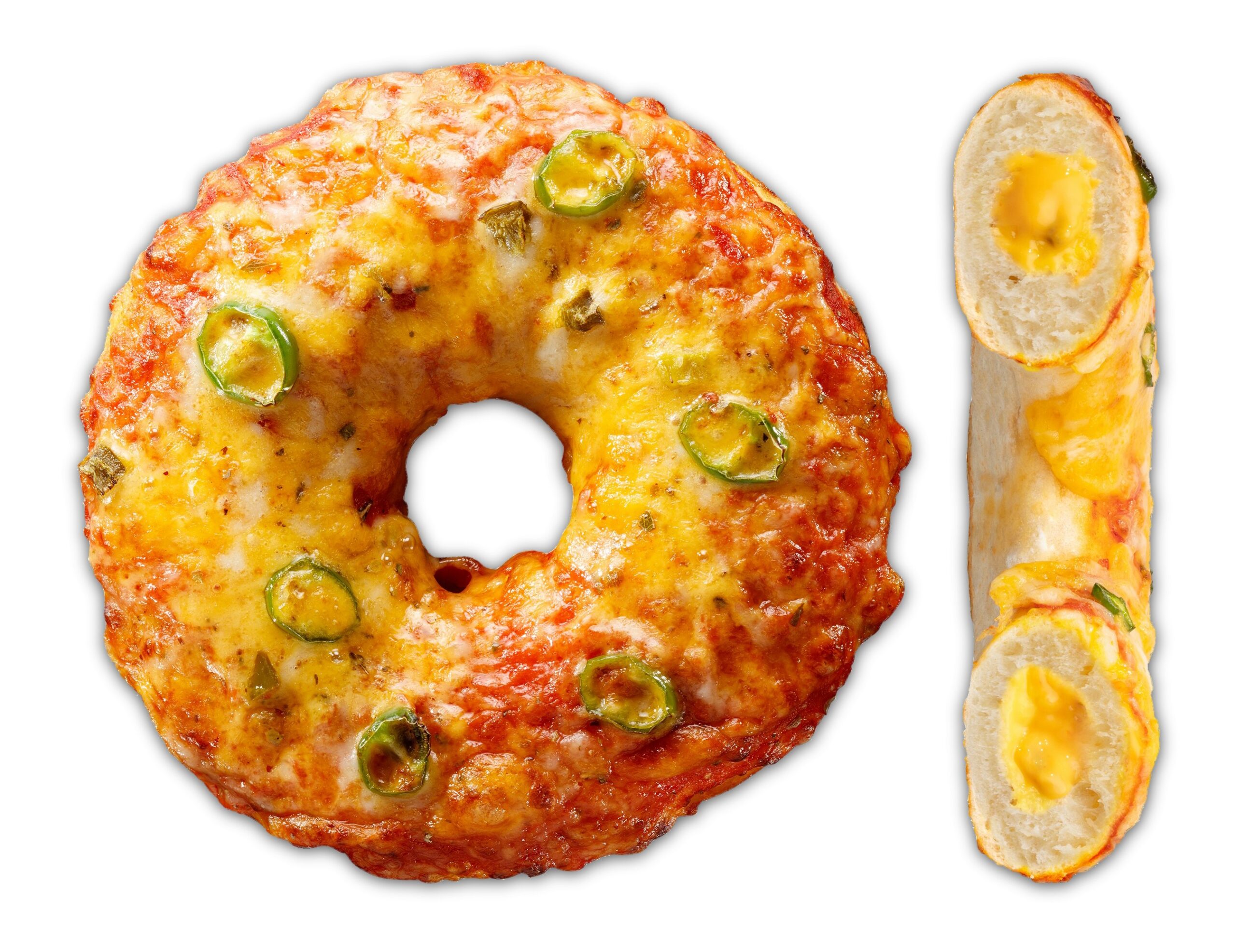 3623 Gefüllter Pizza-Donut ,Cheddar-Jalapeno 3623 Gefüllter Pizza-Donut Cheddar-Jalapeno – Bild 1