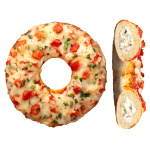 3624 Gefüllter Pizza-Donut Tomate-Basilikum