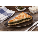 3652 Teigblätter Käse Spinatfüllung rund